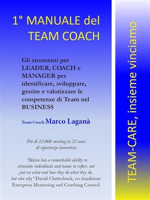 cover image of Il Manuale del team Coach